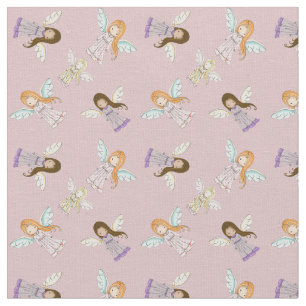 Sweet Little Angels Fabric Stoff