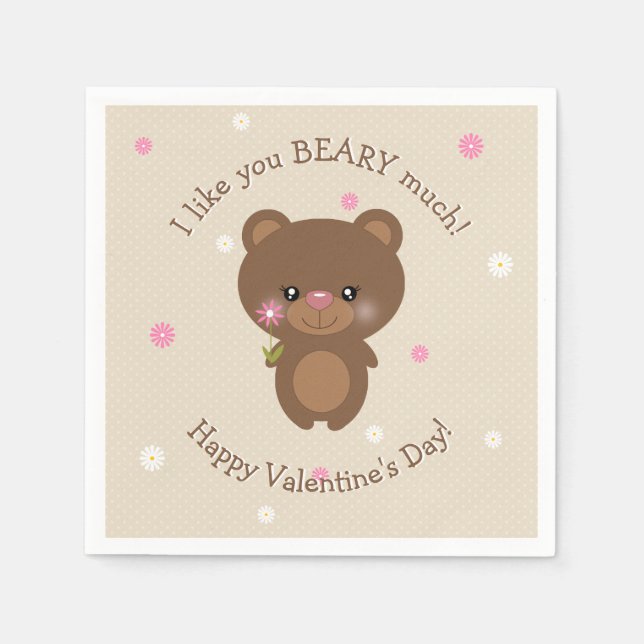 Sweet Little Bear Serviette (Vorderseite)