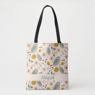 Sweet Little Birds Tote Bag Tasche