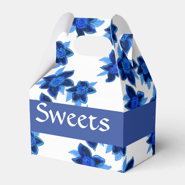 Sweet Little Blue Flower Box Geschenkschachtel (Rückseite)