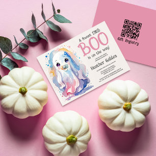Sweet Little Boo Halloween Ghost Baby Dusche Einladung