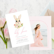 Sweet Little Bunny Baby Dusche Foto