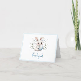 Sweet Little Bunny Oaster Baby Dusche geklappt Dankeskarte