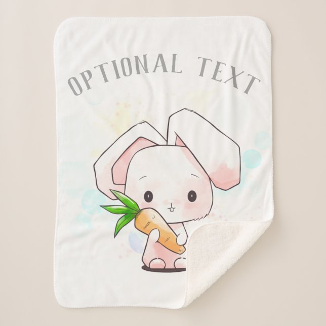 Sweet Little Bunny Sherpadecke (Vorderseite)
