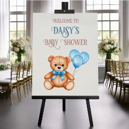 Sweet Little Cub Baby Dusche Empfang Poster