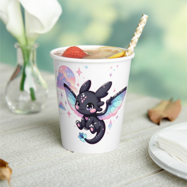 Sweet Little Dragon Baby Dusche Pappbecher (In Situ)