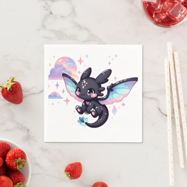 Sweet Little Dragon Baby Dusche Serviette (Beispiel)