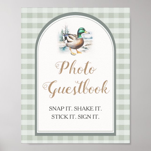 Sweet Little Duckling Baby shower photo livre d'or (Devant)