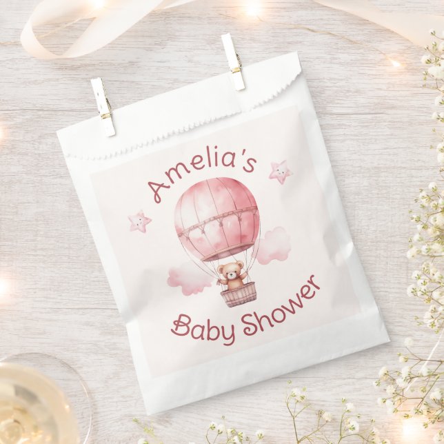 Sweet Little Girl on Way Baby Shower Geschenktütchen (Ausgeschnitten)