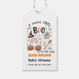 Sweet Little Halloween boo is on the way Geschenkanhänger