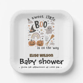 Sweet Little Halloween boo is on the way Pappteller