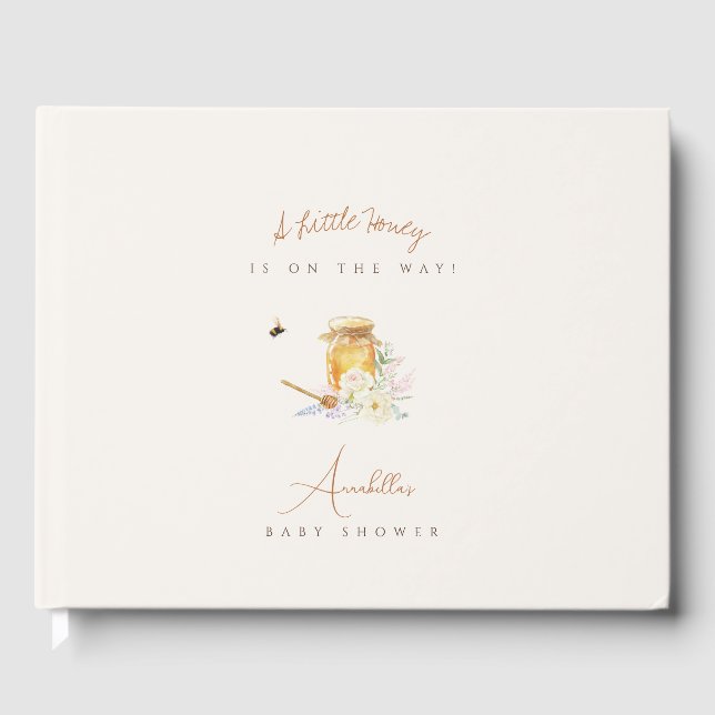 Sweet Little Honey Baby Dusche Gästebuch (Vorderseite)