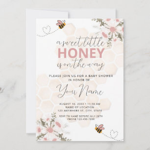 Sweet Little Honey Baby Shower Einladung