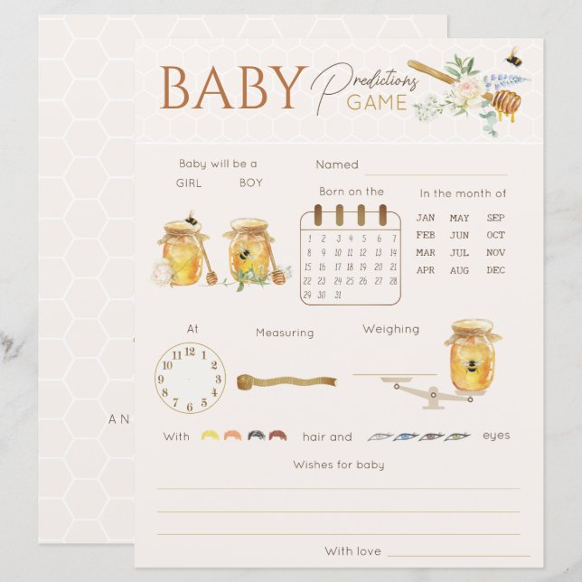 Sweet Little Honey Baby Vorhersagen über das Spiel (Vorne/Hinten)