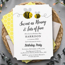 Sweet Little Honey Bee 1. Geburtstag Party