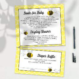 Sweet Little Honey Bee Baby Dusche Detail Begleitkarte