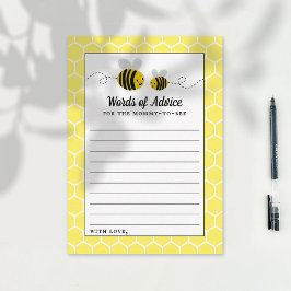 Sweet Little Honey Bee Baby Dusche Hinweiskarte
