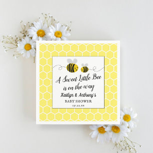 Sweet Little Honey Bee Baby Dusche Serviette