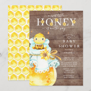 Sweet Little Honey Bee Baby Shower Einladung