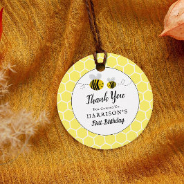 Sweet Little Honey Bee Birthday Party Geschenkanhänger