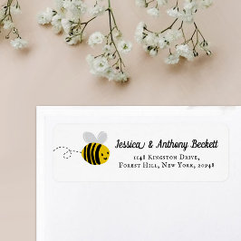 Sweet Little Honey Bee Retour Adresse Étiquettes