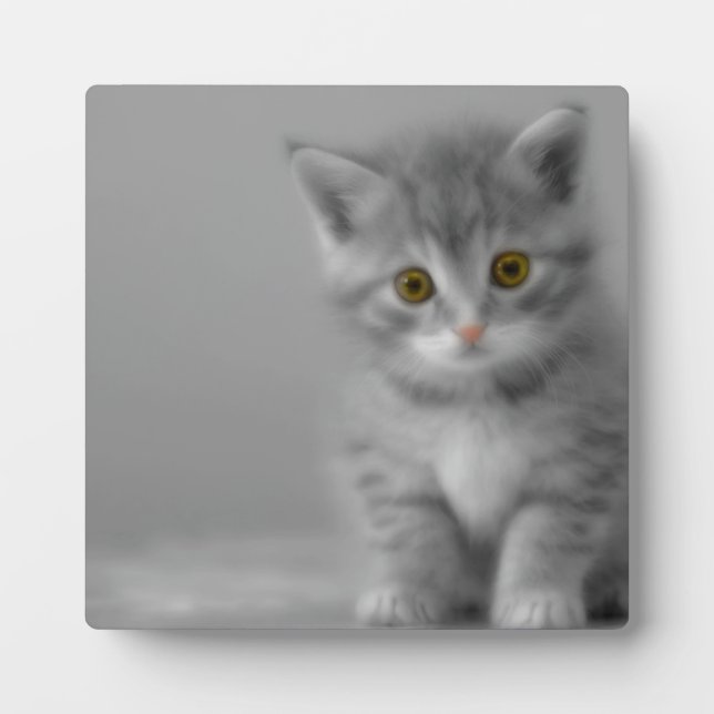 Sweet Little Kitten Fotoplatte (Vorderseite)