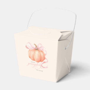 Sweet Little Kürbis Pink Bogen ist auf dem Weg Geschenkschachtel