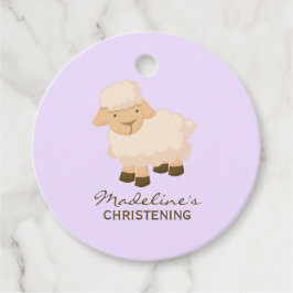 Sweet Little Lamb Baby Baptisse Geschenkanhänger