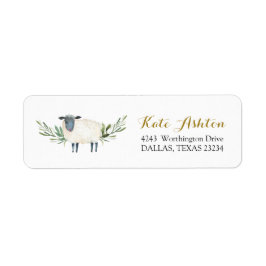 Sweet Little Lamb Greenerity Address Label