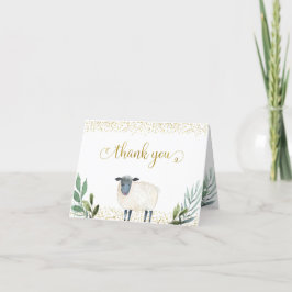 Sweet Little Lamb Greenerity Faltkarte Dankeskarte