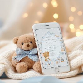 Sweet Little Mouse Baby Shower Invitation Einladung