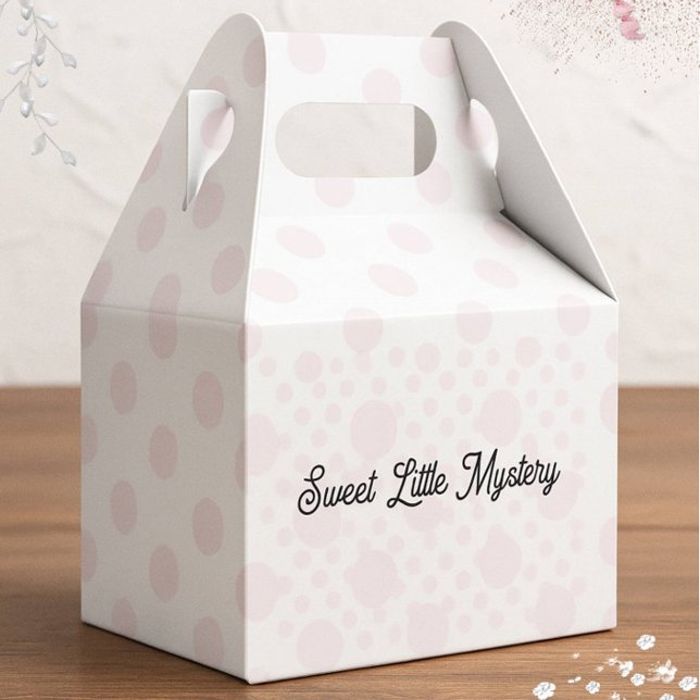 Sweet Little Mystery Pink Polka Dot Favor Box Geschenkschachtel (Von Creator hochgeladen)