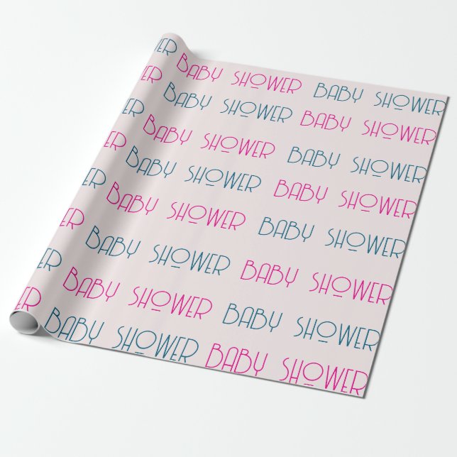Sweet Little One Baby Dusche Packpapier (Ungerollt)