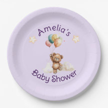 Sweet Little One on Way Lavender Baby Dusche