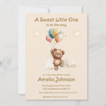 Sweet Little One on Way Neutral Baby Shower