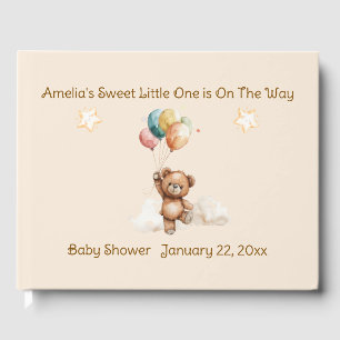 Sweet Little One on Way Neutral Baby Shower Gästebuch