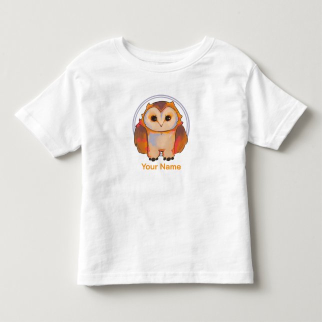 Sweet little owl, uil, kleinkind t-shirt (Vorderseite)