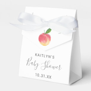 Sweet Little Peach Baby Dusche Geschenkschachtel