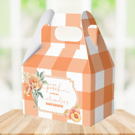 Sweet Little Peach Baby Dusche Geschenkschachtel