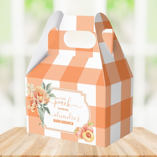 Sweet Little Peach Baby Dusche Geschenkschachtel (Von Creator hochgeladen)