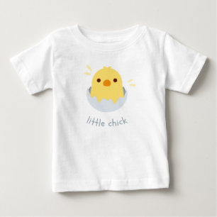 Sweet Little Peepers: White Niedlich Chicks Baby T T-shirt