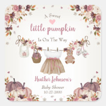 Sweet Little Pumpkin Autumn Baby Shower