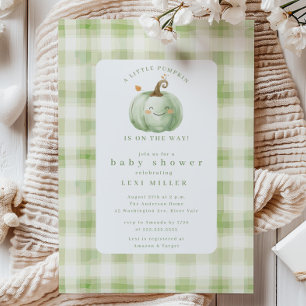 Sweet Little Pumpkin Baby Dusche Einladung