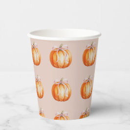 Sweet Little Pumpkin Girl Baby Shower  Pappbecher