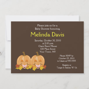 Sweet Little Pumpkins 12x18 Fall Baby Dusche laden Einladung