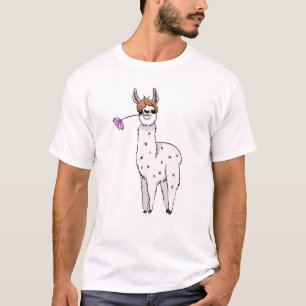 Sweet Llama mit Blume T-Shirt