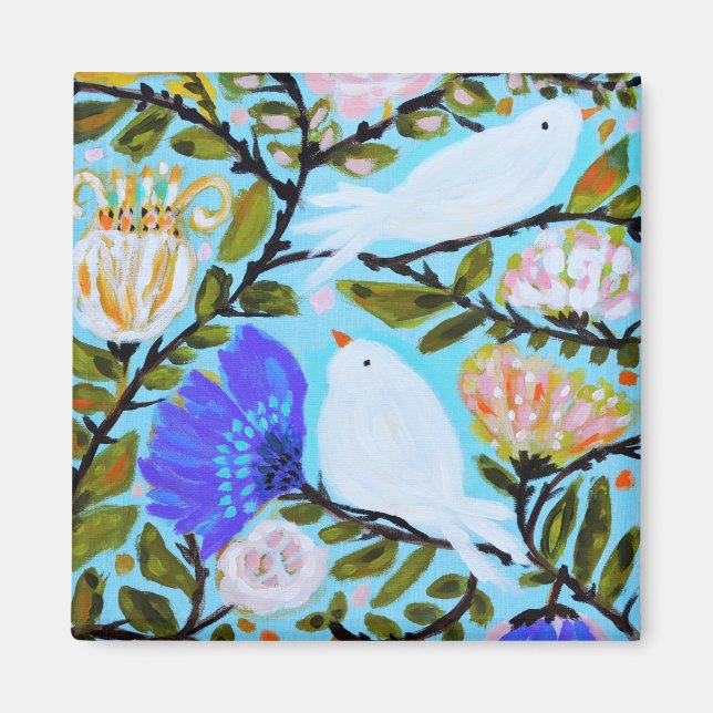 Sweet Love Birds II Magnet (Vorne)