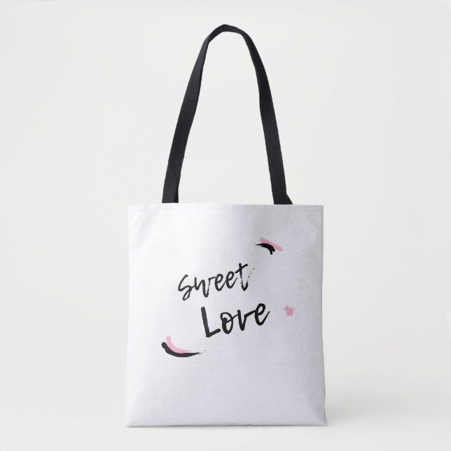 Sweet Love Tote Bag Tasche (Vorderseite)