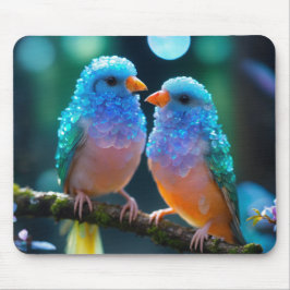 Sweet Lovebirds Mouse Pad Mousepad