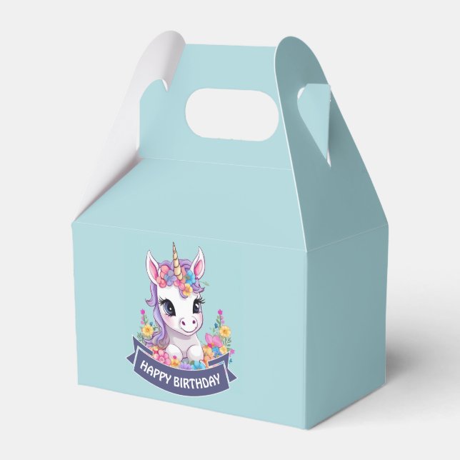 Sweet Magical Baby Unicorn Geschenkschachtel (Vorderseite)
